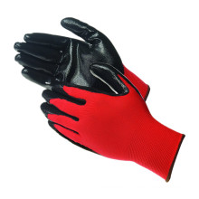 Firm Grip Polyester Liner Nitrile Coated Gloves